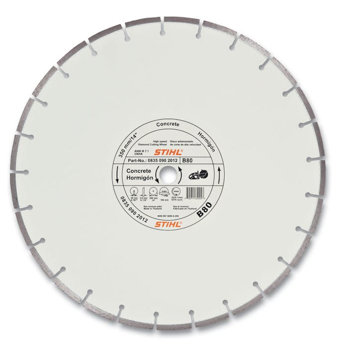 D-B 80 Diamond Wheel for Concrete —Premium Grade