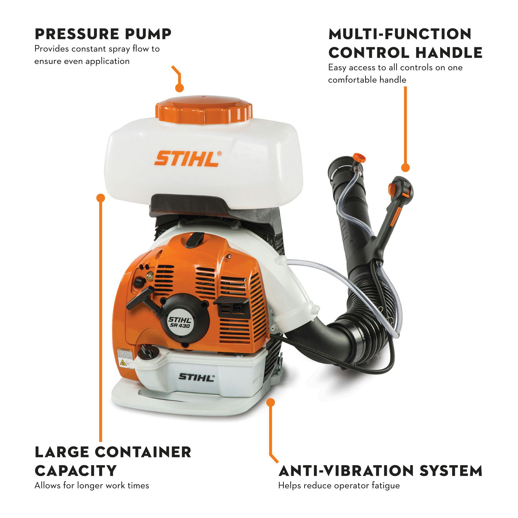 SR 430 Backpack Sprayer | Commercial Farm Sprayer | STIHL USA