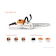 MSA 120 Chainsaw with battery compatibility 