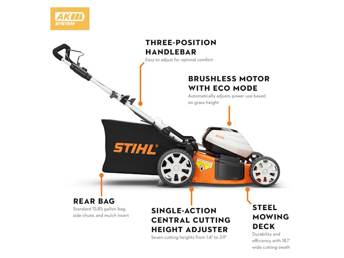 Stihl cordless mulching mower sales
