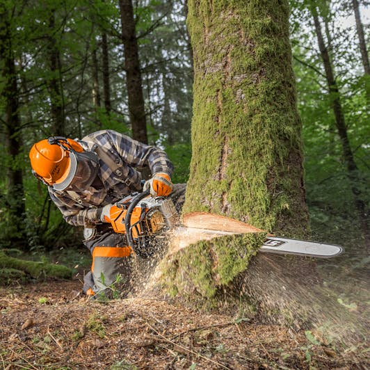 The MS 500i chainsaw: The first with STIHL Injection Technology