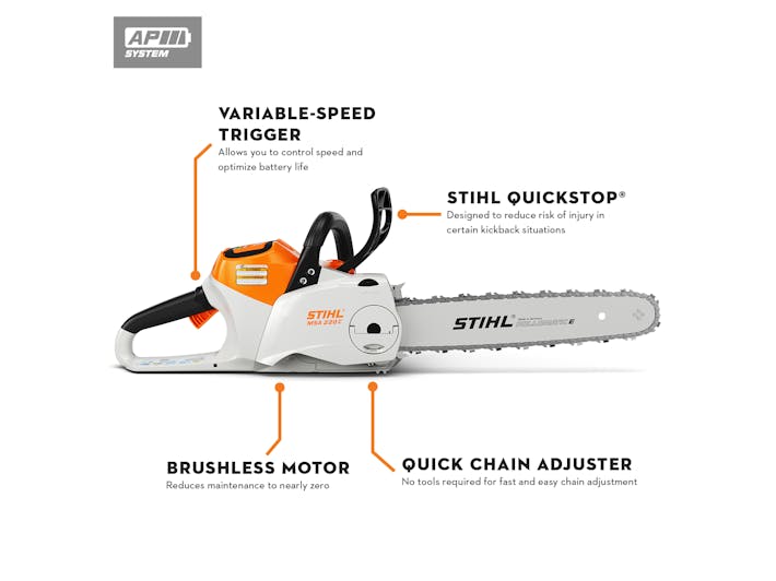 Stihl electric chainsaw battery 2025