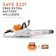 Image of MSA 220 C-B Battery-Powered Chainsaw