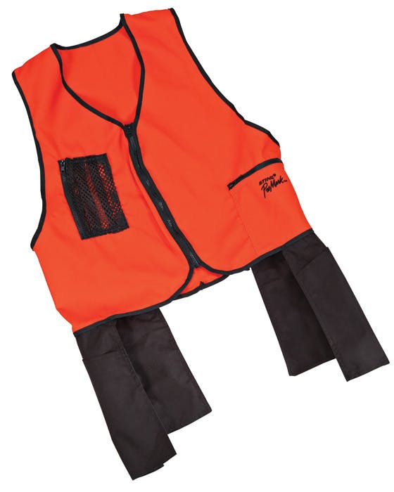 New Oregon FORESTRY TOOL VEST High Visibility Orange Safety Tool Work Chainsaw 