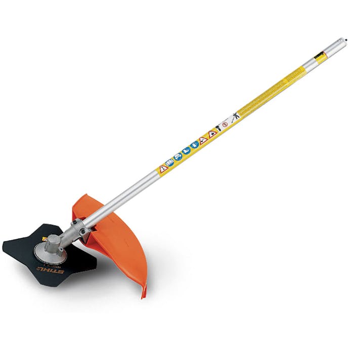 FS-KM Brushcutter with Four-Tooth Grass Blade