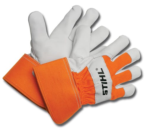 Large Stihl Leather Work Gloves 0000 884 1194 Garden Worker Gloves 