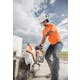 Man cutting concrete panel with the TS 420 STIHL Cutquik®