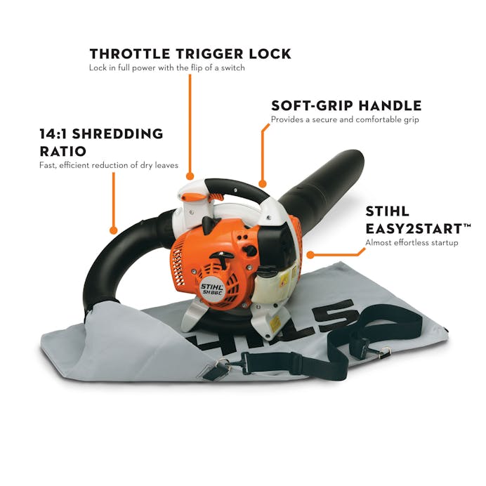 SH 86 C-E Leaf Shredder Vacuum | Professional Shredder Vac | STIHL USA