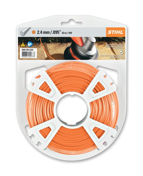 Details about   NEW Stihl 0000 930 2587 .095”dia/2.4mm 50’ Trimmer Line 