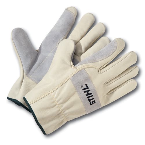 STIHL Value Pro Durable Natural Cowhide Skin Work Gloves 